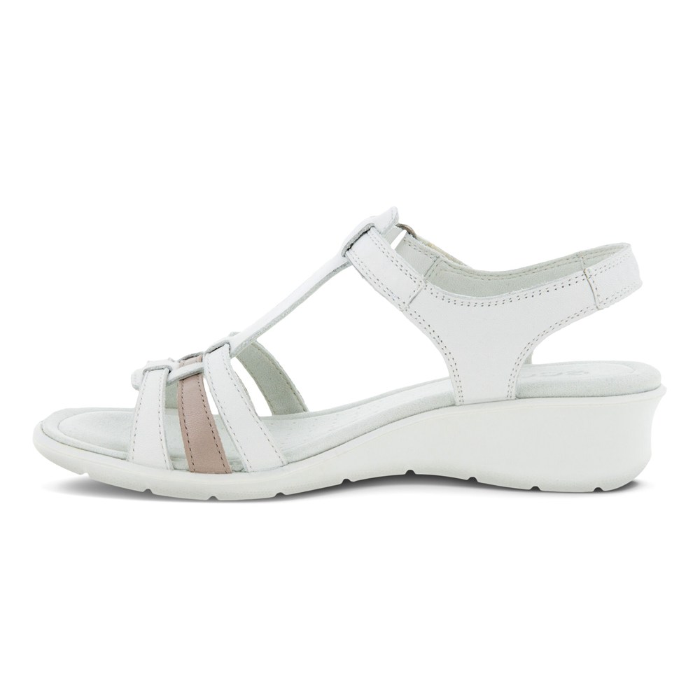 Sandalias Mujer - ECCO Finola T-Bar Strap - Blancos - AHU765140